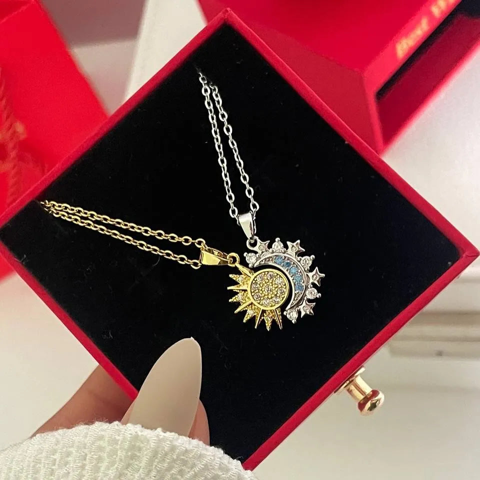 Collares Sol y Luna amistades que perduran