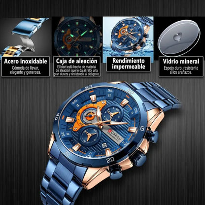 Reloj Curren 8402 Cuarzo Acero