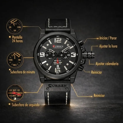 Reloj Curren 8314 Cuarzo + Caja de Regalo