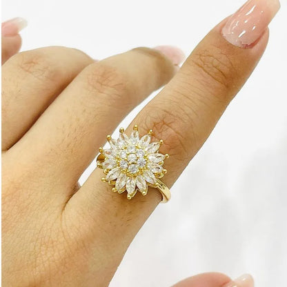 Anillo Girasol GIRATORIO
