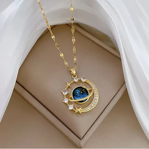 Collar Saturno Planeta